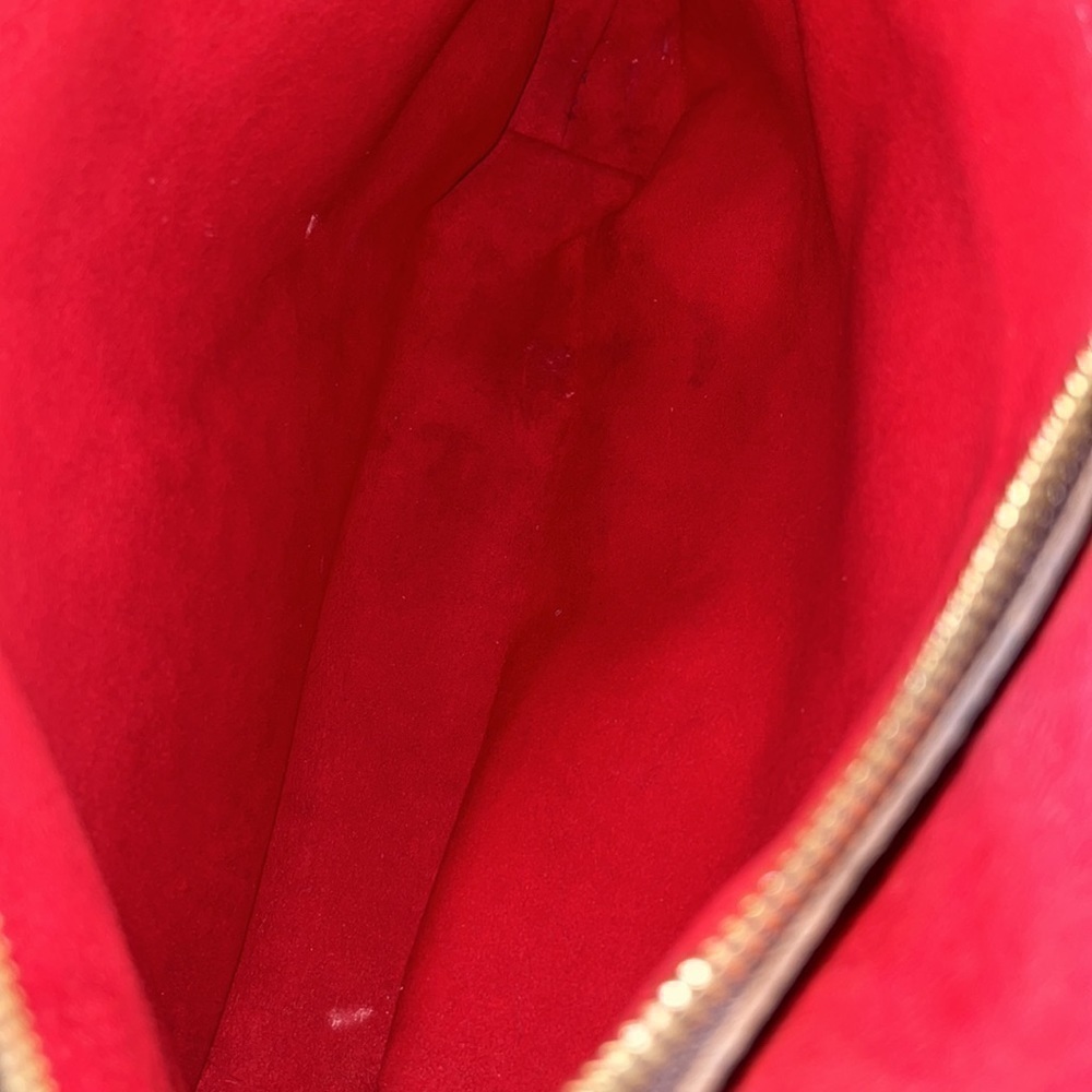 Louis Vuitton Sistina GM Damier Ebene Shoulder Bag Brown LV Canvas Gold Clasp - Picture 5 of 15